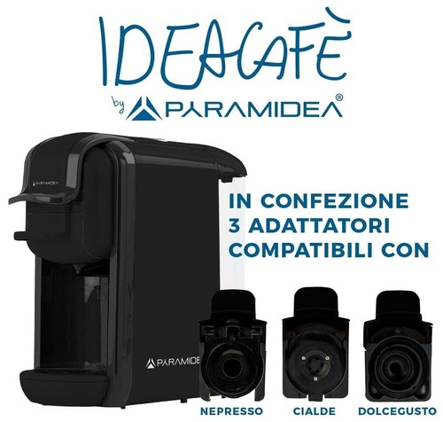 Macchina caffe nera 3in1 - caffe',